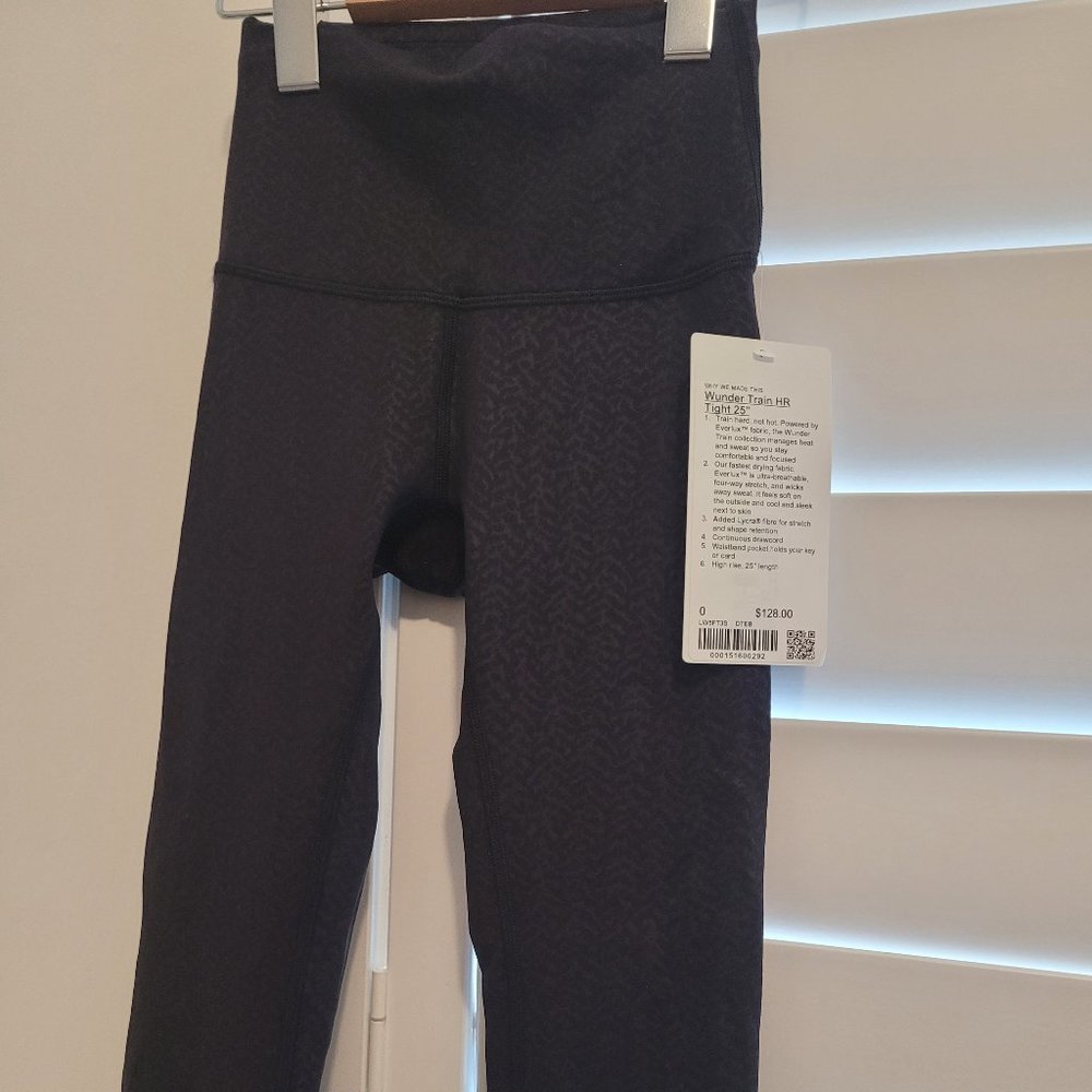 Brand New Lululemon Wunder Train High Rise Tight 25 DTEB NWT
